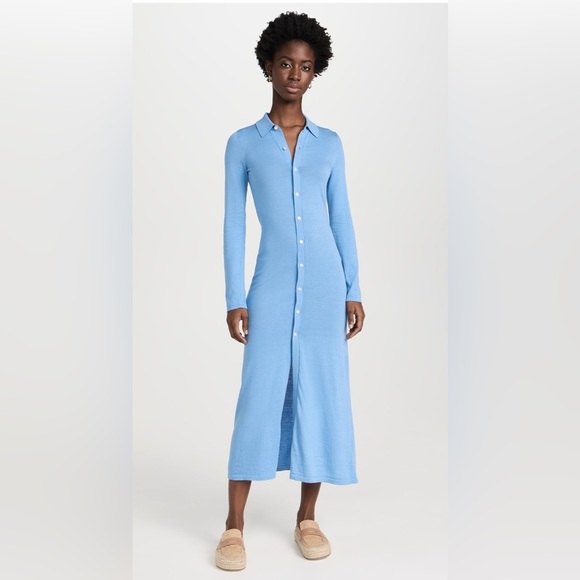 NWT | GUEST IN RESIDENCE | SHOWTIME SHIRT DRESS | FRENCH BLUE | MEDIUM - Picture 4 of 10